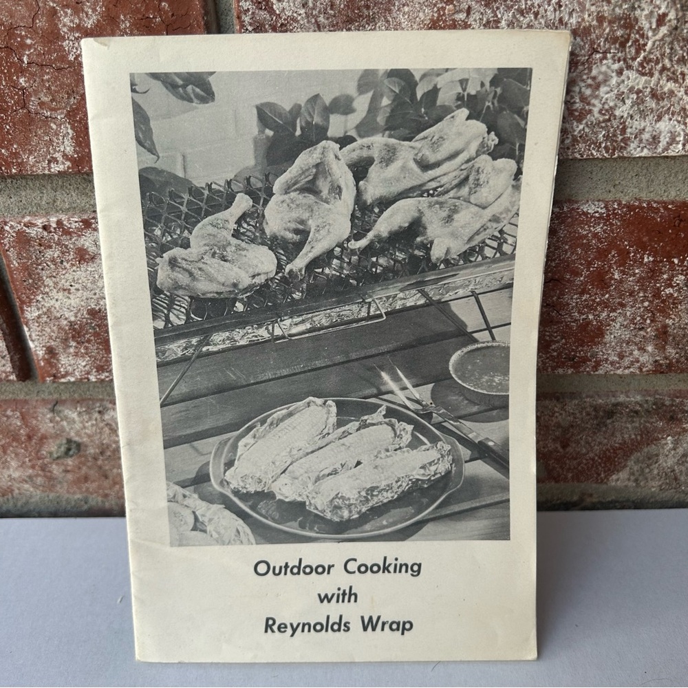 3/$12! Outdoor Cooking With Reynolds Wrap Foil Vintage Cook Booklet Ephemera